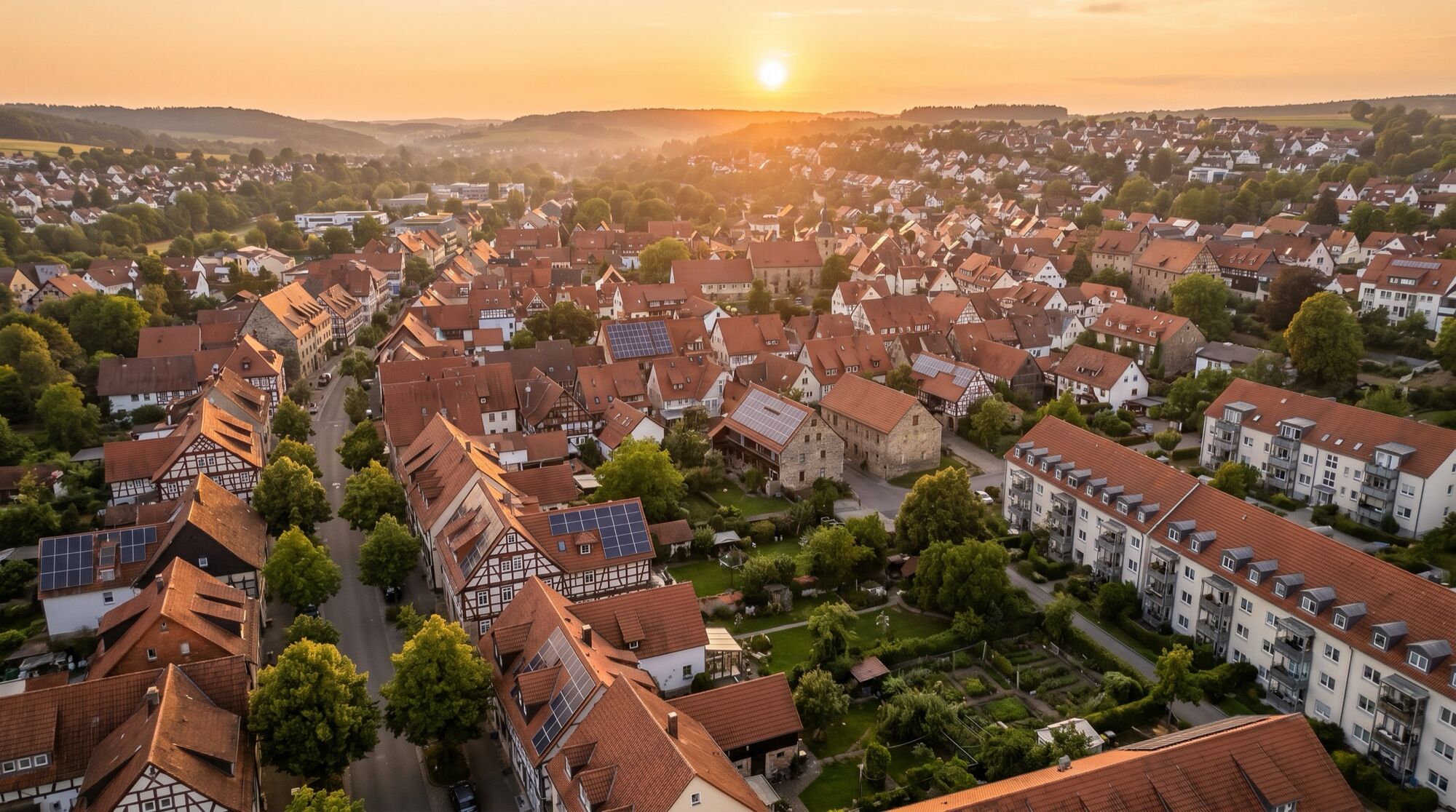 Wohnstraße in Heidelberg