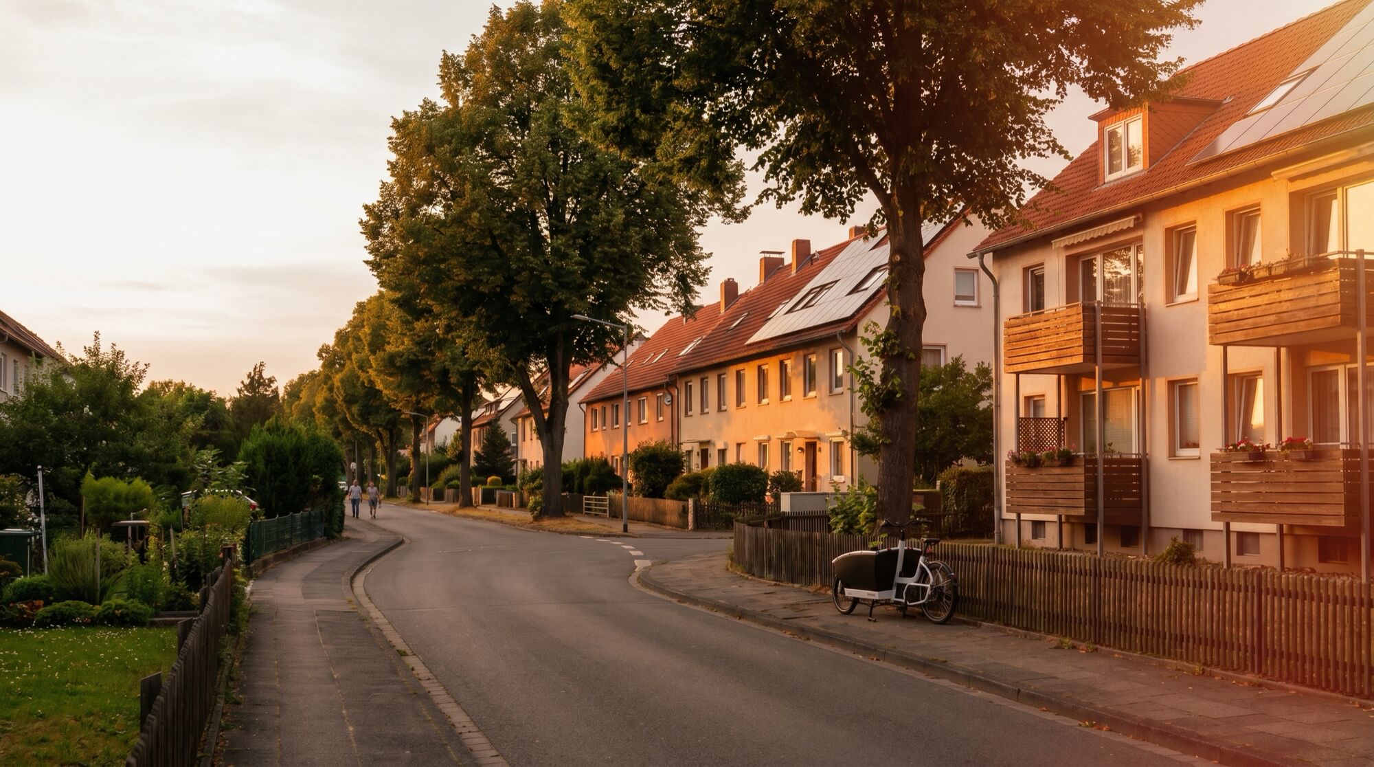 Wohnstraße in Mannheim